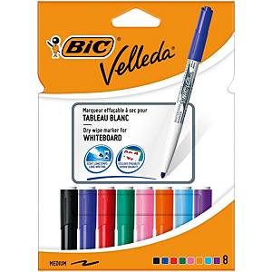Edding 360 Drywipe/Whiteboard Markers, Bullet Tip, 4 Assorted Colours -  Pack of 4, Whiteboard Markers