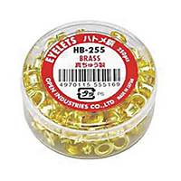 Open HB-255 Brass Eyelets - Pack of 250