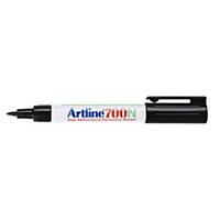 Artline 700N permanente marker, fijn, ronde punt, 0,7mm, zwart, per stuk