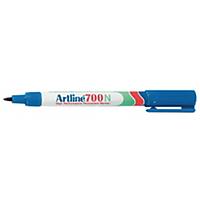 Marqueur permanent Artline 700N, pointe fine et ronde, 0,7 mm, bleu, la pièce