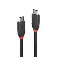 LINDY 36906 USB-C TO USB-C CABLE 1M BK