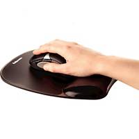 Crystals™ Gel Mousepad Wrist Support - Black