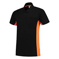 Tricorp TP2000 202002 bi-color  polo, short sleeves, black/orange, size 6XL