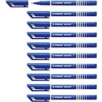 Fineliner - STABILO SENSOR F Box of 10 Blue