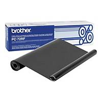 Brother PC72RF Original Ink Film Ribbon Fax Refills - Pack of 2