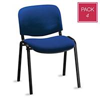 INTERSTUHL V404 PLAYSIDE STACKING CHAIR BLUE