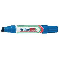 Artline 100N permanent marker, chisel tip, 7.5, 12 mm, blue, per piece