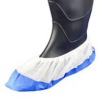 Overshoes Profit U2830, PP, with CPE sole, blue/white, pack of 50 pieces