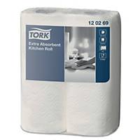 TORK KITCHEN PLUS PAPER TOWELS 230MM X 1.8M ROLLS - PACK OF 2
