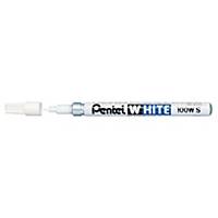 Pentel® white 100WS paint marker, fijn, ronde punt, wit, per lakmarker