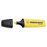Surligneur Stabilo Boss Original 70, pointe biseautée, 2 - 5 mm, jaune