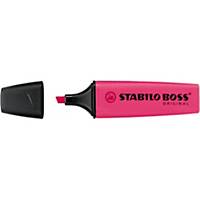 Surligneur Stabilo Boss Original 70/56, pte biseautée, larg. trt 2-5mm, rose