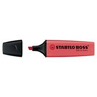 Stabilo Boss Red Highlighters - Box Of 10