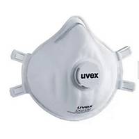Uvex 2310 stofmasker, FFP3, met ventiel, per 15 stuks