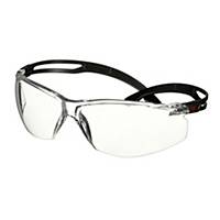 Schutzbrille 3M SF501AFBLK SecureFit 500, Filtertyp 2C, schwarz, Scheibe farblos