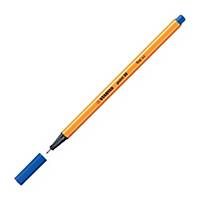 STABILO ปากกาหัวเข็ม POINT 88 ด้ามปลอก 0.4มม. น้ำเงิน