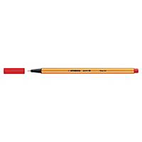 Penna fine Stabilo Point 88, punta 0,4 mm, rosso