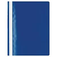 Cartelletta trasparente ad aghi Lyreco A4 retro blu