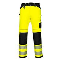 Portwest® PW303 PW3 Hi-Vis Trousers, Size 44, Yellow