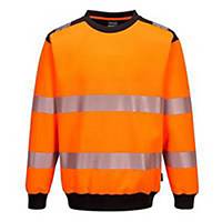 Portwest® PW379 Hi-Vis Sweatshirt, Size 4XL, Orange