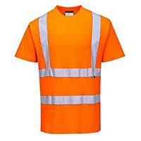 Portwest® S170 Hi-Vis Short Sleeve T-Shirt, Size 5XL, Orange