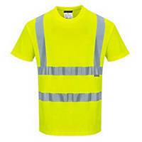 Portwest® S170 Hi-Vis Short Sleeve T-Shirt, Size 4XL, Yellow
