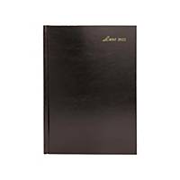 Luxe 57C Diary Two Pages/Week A5 Black