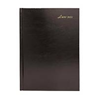 Luxe 41C Diary One Day/Page A4 Black