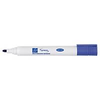 LYRECO BULLET TIP BLUE WHITEBOARD MARKERS - BOX OF 10