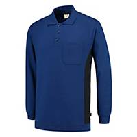 Sweat-shirt type polo Tricorp TS2000 302001 Bicolor, bleuet/bleu marine, XL