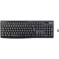 Bezdrôtová klávesnica Logitech MK270, SK/CZ, čierna