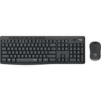 Bezdrátová klávesnice a myš Logitech MK295, SK/CZ, černá