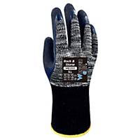 TAKUMI WG-333 SAFETY GLOVES COTTON POLYESTER LATEX COATED  SIZE L GREY PAIR