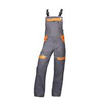 Ardon® Cool Trend munka kantáros nadrág, méret 50, szürke/narancssárga