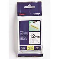 BROTHER TZS-231 TAPE 12MM BLK/WH
