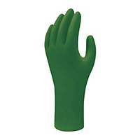 Showa 6110PF EBT Nitrile Disposable Gloves - Box of 100, Medium