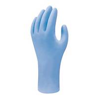 Showa 7500PF EBT Nitrile Disposable Gloves - Box of 100, Medium