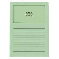 Organisationsmappe Elco Ordo Classico 29489, bedruckt, grün, Packung à 100 Stück