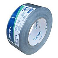 LYRECO DUCT TAPE 50MMX50M ZILVER