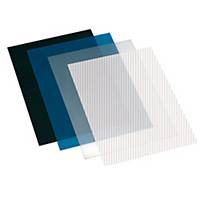 Pack de 100 cubiertas de encuadernación - A4 - PP - azul