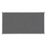 Grey Felt Noticeboard Aluminium Frame 1200 x 2400 mm