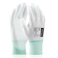 Viacúčelové rukavice Ardon® Pure Touch, veľkosť XS, biele, 12 párov
