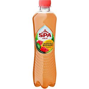 Soda Spa Fruit pamplemousse framboise, le paquet de 6 bouteilles de 0,4 l