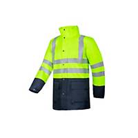 Sioen Belvill 798ZA2X98 hi-vis rain jacket, fluo yellow, size 2XL, per piece