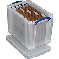 Ordnungsbox REALLY USEFUL BOX®, 19L, 255x290x395mm, PP, stapelbar, transparent