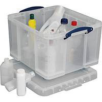 Ordnungsbox REALLY USEFUL BOX®, 42L, 440x310x520mm, PP, stapelbar, transparent