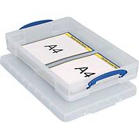 Ordnungsbox REALLY USEFUL BOX®, 10L, 340x85x520mm, PP, stapelbar, transparent