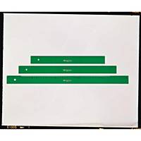 Regla milimetrada FABER CASTELL de 50 cm color verde