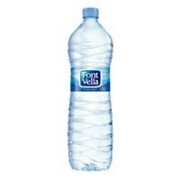 Pack de 12 botellas de 1,5L de agua FONT VELLA