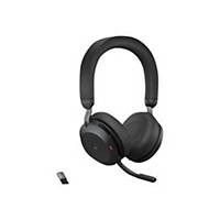 Jabra Evolve2 75 MS Stereo with Link380 USB-A Bluetooth Dongle